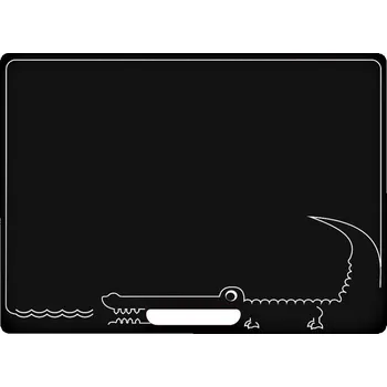 Výuková hračka Jeujura Oboustraná tabule s krokodýlem