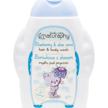 Sprchový gel Pro-Tech shop Sprchový gel a šampon 2v1 dětský borůvka a aloe vera Naturaphy 300ml 30031 5908311418321