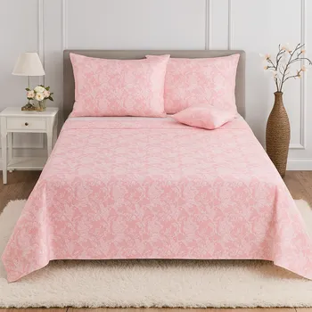 Povlečení Francouzské bavlněné povlečení - Lososová romantika