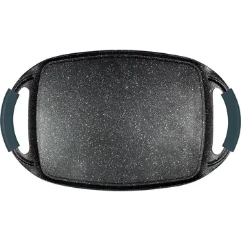 Berlinger Haus Grilovací deska s mramorovým povrchem 47cm METALLIC LINE AQUAMARINE EDITION 20027&nbsp;BH/6095