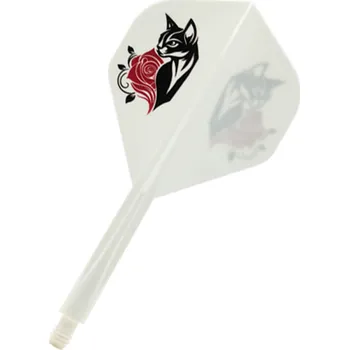 Příslušenství pro šipky Letky Condor Axe Standard No2 Black Cat White Velikost: Standard, Délka: M