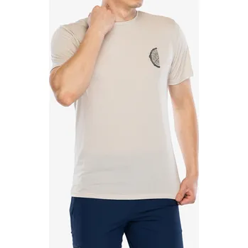 Pánské tričko Tričko s potiskem Viking Rune Bamboo - beige/olive