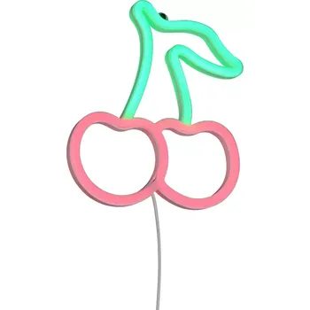 Nástěnné svítidlo Trio Leuchten R23701100 CERISE - Dětské LED neonové nástěnné svítidlo s kabelem do zásuvky, LED 2W (Svítidlo na zeď do dětského pokojíčku s kabelem)