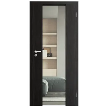 Stavební výplň SAPELI HARMONIE KOMFORT M40 - CPL LAMINÁT - OTOČNÉ DVEŘE VČ. ZÁRUBNĚ - Ořech královský Průchozí šířka (cm): 60, Průchozí výška (cm): 197, Typ skla: Čiré sklo