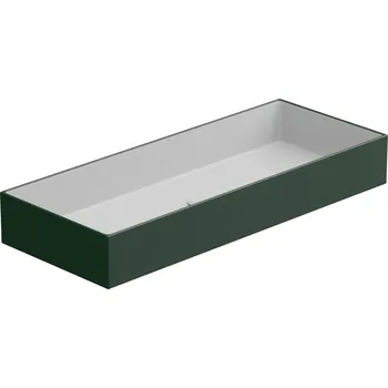 Umyvadlo na desku Zenith FS 100 keramické, dvoubarevné, 100x40 cm, ZELAVFS100BI000036