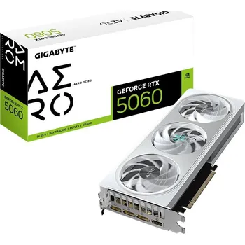 Grafická karta Gigabyte GIGABYTE GeForce RTX 5060 AERO/OC/8GB/GDDR7