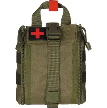 Lékárnička Brašna First Aid Kit Molle OLIV malá (Brašna pro zdravotní potřeby, kompatibilní s VELCREM i MOLLE vazbou)