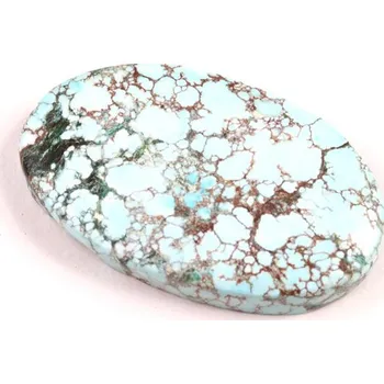 Korálek Kabošon Tyrkys č.4801 (34x21x6mm)