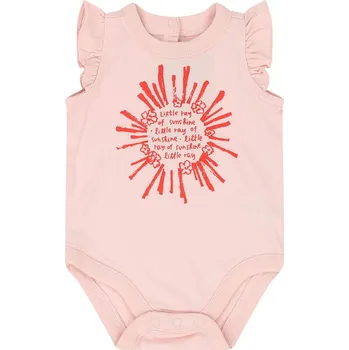 Kojenecký body DIRKJE Body bez rukávů s volánkem růžová holka vel.44/50