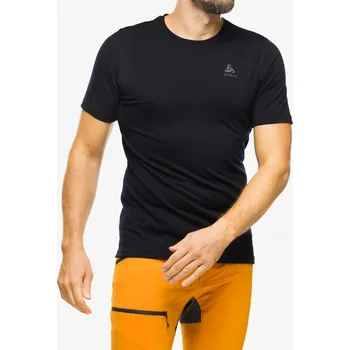 Dámské termoprádlo Termotriko Odlo Merino 200 BL Top Crew Neck SS - black