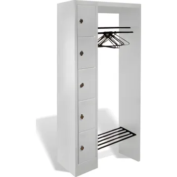 Školní nábytek Otevřený šatní systém s 5 přihrádkami #03 OPENCLOSET 5