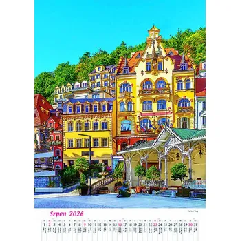 Kalendář Spektrum Grafik nástěnný kalendář Čechy a Morava