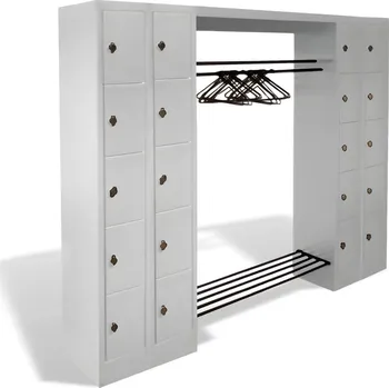 Školní nábytek Otevřený šatní systém s 20 přihrádkami #03 OPENCLOSET 20