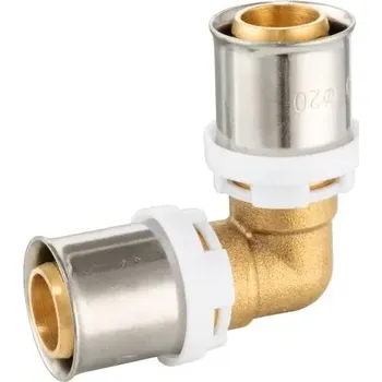 PEXAL Koleno 90° 16 x 16 mm - Lisovací tvarovka (TH)