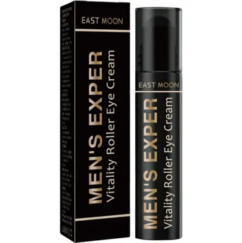 Pleťový krém Pánský oční krém 10 ml s retinolem Roll on sérum na otoky Zpevnění očního okolí Rozjasnění kruhů Hydratace a vyhlazení