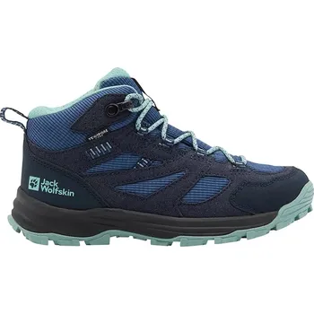 Chlapecké tenisky Dětské boty Jack Wolfskin VOJO TOUR TEXAPORE MID A64104.26.33 námořnická modř 59X, EUR 31