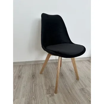 Jídelní židle Signal Jídelní židle DIOR VELVET dub | černá