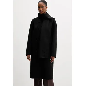 Dámský kabát Kabát s vlnou Liu Jo MF5025.T4627 černá 99X, vel. 36