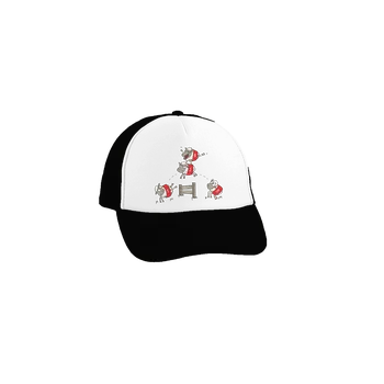 Kšiltovka Bastard Počítání oveček kšiltovka truckerka Black cap