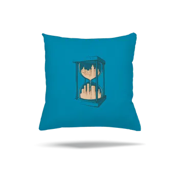 Polštář Bastard Přesýpací hodiny polštář Blue Turquoise