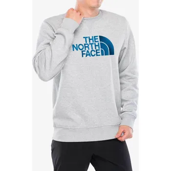 Pánská mikina Mikina bez kapuce The North Face Drew Peak Crew - light grey heather/mineral ink