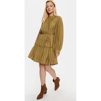 Dámské šaty Bruuns Bazaar Každodenní šaty Karla BBW3388 Zelená Regular Fit 42