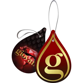 Vůně do auta Giovani vonná visačka Giovani® RED CASHMERE 1 ks