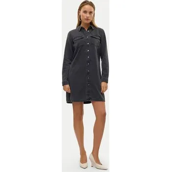 Dámské šaty Vero Moda Džínové šaty Jennie 10310968 Černá Regular Fit XS