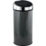 Tmavě šedý dotykový ocelový odpadkový koš 30 l – MSV ID_1797468