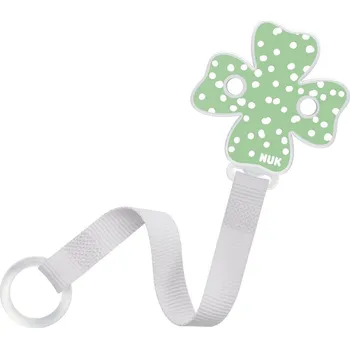 klip na dudlíky NUK Stužka na dudlík zelená