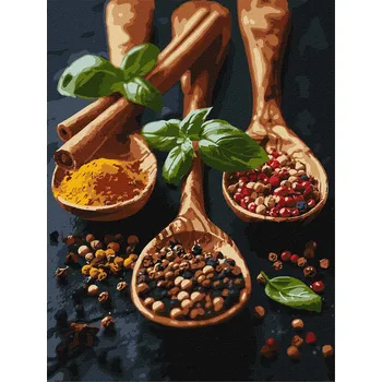 Ideyka Malování podle čísel - Koření art_selena_ua 30 x 40 cm