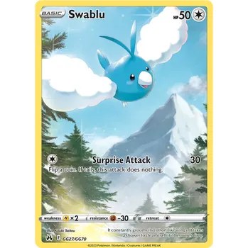 Karetní hra Pokémon TCG Swablu GG27/GG70