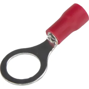 ISO konektor Kabelové očko M8 červené, 100 ks - 4001901