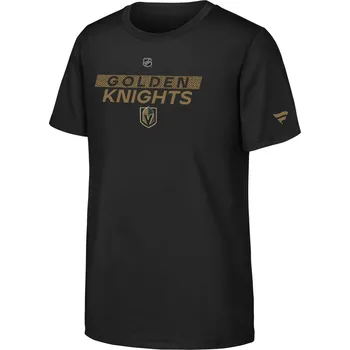 Chlapecké tričko Outerstuff Dětské tričko Vegas Golden Knights NHL Apro Wordmark Tee Velikost: Dětské S (6 - 8 let)