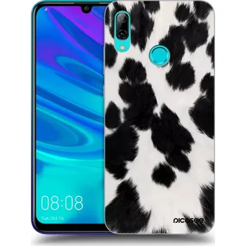 Pouzdro na mobilní telefon Picasee silikonový průhledný obal pro Huawei P Smart 2019 - Black Moo
