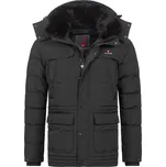 HÖHENHORN Pánská zimní bunda s kožešinou HOHENHORN Achalm Barva: Černá, Velikost: M