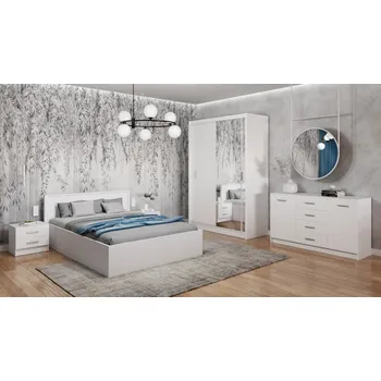 Noční stolek Noční stolek Oskol 45x40x37 cm, bílá