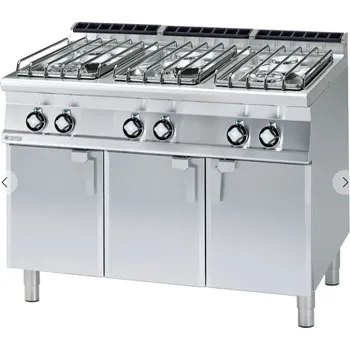 Sporák Plynový sporák s podestavbou PC-712GP RM GASTRO - 6 zón