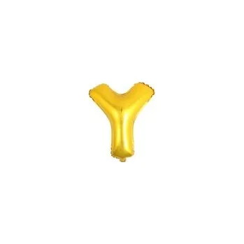 Balónek Balon Litera "Y" złoty 81cm (32")