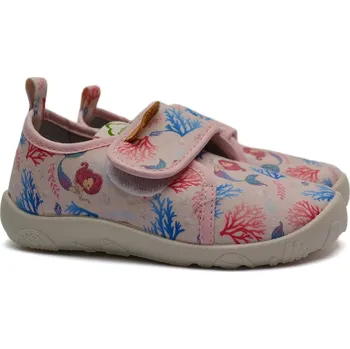 Chlapecké bačkory Barefoot plátěnky / bačkory DDstep C086-51499A mořská panna Velikost: 27