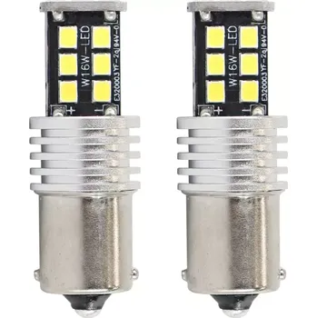 Autodoplněk LED žárovka 12V s paticí BA15s bílá, 15LED/3SMD