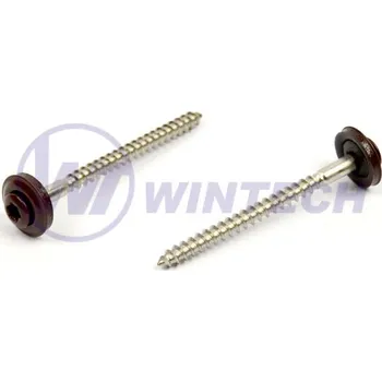 Šroub Klemp.šroub + EPDM, RAL 8017 4,5 x 60 A2 Balení: 200 ks SIBAK45060AB5K