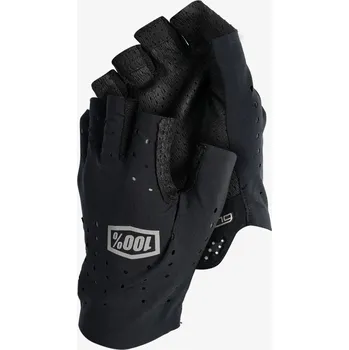 Cyklistické rukavice Rukavice bez prstů 100% Sling Bike Short Finger Gloves - black