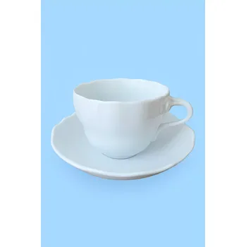 Sada nádobí Šálek a podšálek C + C 0,25 l BÍLÝ Český porcelán Dubí