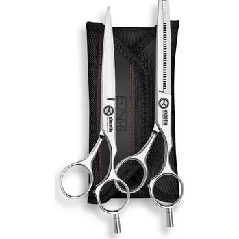 Kadeřnické nůžky Kasho EXCELIA Trainee Set - set nůžek 5.5" a efilačních nůžek 6" pro praváky (TRAIN55_20)