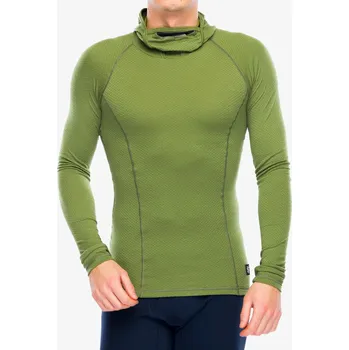 Oblečení a móda Termoaktivní mikina Sensor Merino DF Tee L/S Hooded - safari