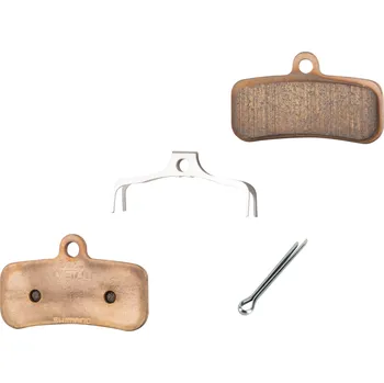 Brzda na kolo SHIMANO SH D02S destičky brzdové kovové, s pružinou