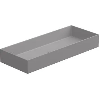 Umyvadlo Umyvadlo na desku Zenith FS 100 keramické, fumo matné, 100x40 cm, ZELAVFS100038