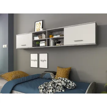 police Police Luvo 206x39x25 cm, šedá a bílá