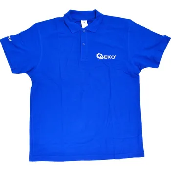 Pánské tričko GEKO Polokošile modrá – S 11824&nbsp;Q00007